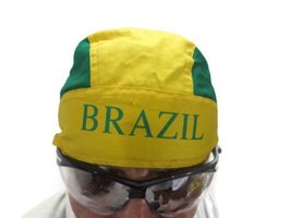 World Cup 2014 Brazil Country Flag Multi Purpose Dorag/Cyclist Cap/Bandana. 100% - £8.63 GBP