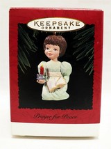 VINTAGE 1996 Hallmark Keepsake Christmas Ornament Prayer for Peace - £11.60 GBP