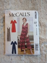 McCall&#39;s M7953 Mock Wrap Dresses &amp; Jumpsuits w Front Tucks Size 14-22 UC... - £8.24 GBP