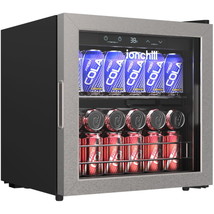 Beverage Refrigerator Mini Cooler Glass Door Fridge Smart Temperature 1.... - £113.79 GBP+