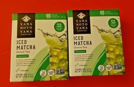 2 Pack Yamamoto Ice Matcha Green Tea Sweetened Original Japanese 5.3 Oz Each - £26.05 GBP