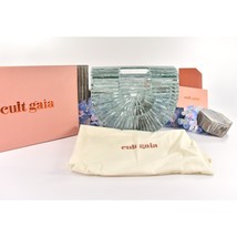 Cult Gaia Seaspray Blue Marble Acrylic Mini Ark Top Handle Bag NWT - £191.26 GBP