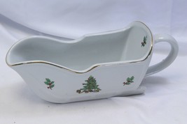 Tienshan Holiday Hostess  Christmas Gravy Boat  Xmas - $14.67 CAD