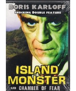 ISLAND MONSTER &amp; CHAMBER of FEAR (dvd) *NEW* Boris Karloff dbl ftr delet... - $19.49