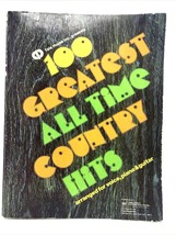 Vintage Sheet Music Book Tele House 100 All Time Greatest Country Hits - £22.85 GBP