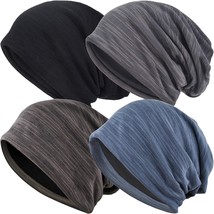 Cotton Slouchy Beanie Hat for Men Women Lightweight Oversize Large Thin ... - £31.75 GBP