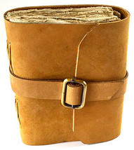Tan Leather Journal with Buckle | 240 Pages | Vintage-Style Writing Notebook - €64,15 EUR