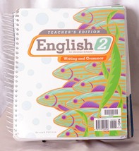 English 2 Writing &amp; Grammar Teacher&#39;s Edition with CDROM 2nd Edition Homeschool - £9.28 GBP