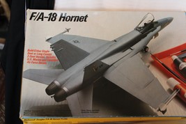1/48 Scale Testors, F/A-18 Hornet Jet Airplane Model Kit #593 BN Open Box - $60.00