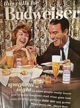 Budweiser Bud Light Beer Advertising Metal  Sign 8x12in Vintage Frogs Sp... - $24.74