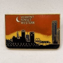 McDonald’s Vermont Sunset Western Fast Food Restaurant Enamel Lapel Hat Pin - $9.95