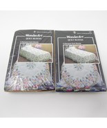 Wonderart 1983 Spring Blossom Stamped Cross Stitch 2 Packs Of 6 Quilt Bl... - £22.14 GBP