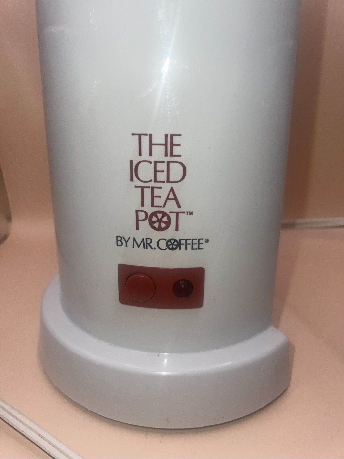 Mr. Coffee Iced Tea Maker 2 QT TM1.5 Red White Base Unit Only No Pitcher Item image 3