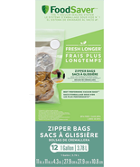 FoodSaver 1-Gallon Vacuum Zipper Bags - $255.31 MXN