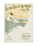 Let The Rest Of The World Go By (1919)- Vintage Sheet Music - $237.48 MXN