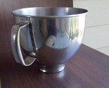 KitchenAid KSM150 Replacement Stainless Steel Mixer Mixing Bowl 5 Qt - $34.99