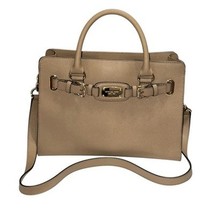 Michael Kors Saffiano Leather Hamilton East West Dark Khaki Satchel Shou... - $99.00