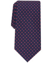 MSRP $55 Club Room Men&#39;s Classic Neat 3&quot; Tie Navy/Red Size OSFA - £8.04 GBP