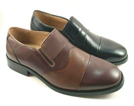La Milano A592 Leather Men&#39;s Dressy Slip On Shoes Choose Sz/ Color - $64.00