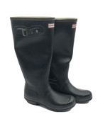 Hunter Original Tall Boots Rubber Slip On Black Mens Size 8 Womens Size 9 - £22.74 GBP