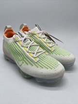 Authenticity Guarantee 
Nike Air VaporMax 2021 Flyknit White Green Yellow FD0... - £104.51 GBP