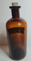 Antique/Vtg Brown Medicine Bottle Label Says Cascara Sagrada image 2
