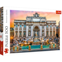 500 Piece Jigsaw Puzzle, Fontanna di Trevi, Rome, Italy, Adult Puzzles, ... - $18.57