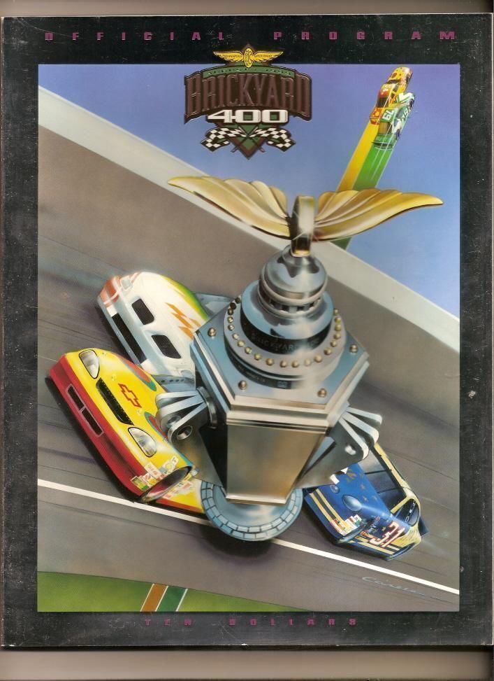 1999 Brickyard 400 program Dale Jarrett Nascar - $25.11