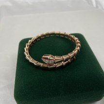 European High Quality Jewellry 925 Sterling Silver Snake Bone Snake Head Glossy  - £44.23 GBP