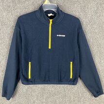 Vans 1/2 Zip Fleece Women&#39;s XS Pullover Navy Blue Cotton Blend Adults - €16,31 EUR