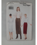 90&#39;s Era Easy Vogue Pattern 9572 ~ Tapered Skirts ~ 3 Variations ~ Size ... - £8.56 GBP