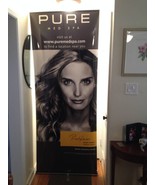 MAXIBIT ZAP PORTABLE BANNER STAND FULL SIZE SET UP WITH CARRY CASE PORTABLE - $130.00