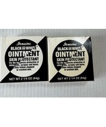 2 Pack Genuine Black and White Ointment Skin Protectant 2 1/4 Oz New Lot... - $1,127.88 MXN
