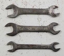 *PV12) Mixed Lot of 3 Vintage Honda Motors (KOWA) Motorcycle Open Wrenches - £7.75 GBP