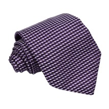 Banana Republic Mens Tie Necktie Silk Geometric Texture Made in Italy Pu... - £11.78 GBP