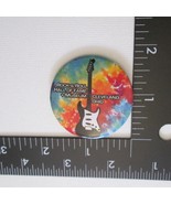 Rock N Roll Hall Of Fame Museum Button Pin Tie Dye Guitar Cleveland Ohio... - £14.21 GBP