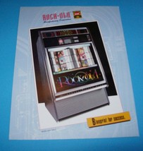 5000 Gala Jukebox Flyer Original NOS RockOla Phonograph Artwork Promo 19... - £19.36 GBP