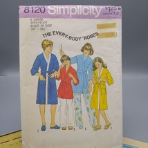 Vintage Sewing PATTERN Simplicity 8120, The Every-Body 1977 Kimono Robe ... - $7.85