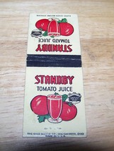 Standby Tomato Juice Matchbook cover - $3.00
