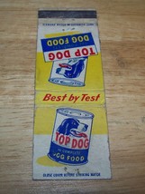 TOP DOG food Matchbook cover - $3.00