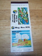 Expo&#39;74 Worlds Fair Spokane WA Pavilion Matchbook cover - $3.00