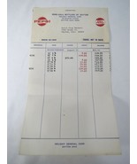 Pepsi-Cola Bottlers of Dayton Statement Balance Page Quick Stop Dayton O... - $8.90