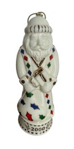 Vtg 2000 Madison Avenue Porcelain Santa Figurine Christmas Ornament NO M... - $8.90