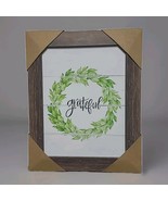 &quot;GRATEFUL&quot; Hanging Wall Decor Plaque 15&quot;x 19&quot; Kirklands Framed NEW Fast ... - $225.61 MXN