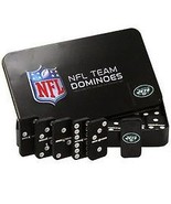 NFL New York Jets Football Team Official Merch 28-Piece Double Six Domin... - £18.30 GBP