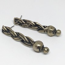 Vintage .925 Sterling Silver Knot Earrings - $52.46