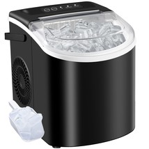 LBC 26lb/24h Desktop Ice Maker with Handle - 9 Ice Cubes in 6 Minutes, A... - $89.10