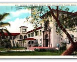 Entrance To New Hotel Agua Caliente Tijuana Mexico WB Postcard Y17 - $2.92