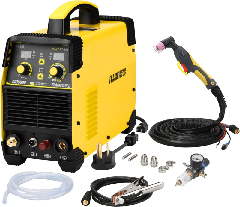  110/220V Dual Voltage CUT55DP 55Amps Non-Touch Pilot Arc Plasma Cutter ... - $342.99