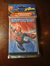 Marvel Spider-Man 8 Invitations - £10.27 GBP